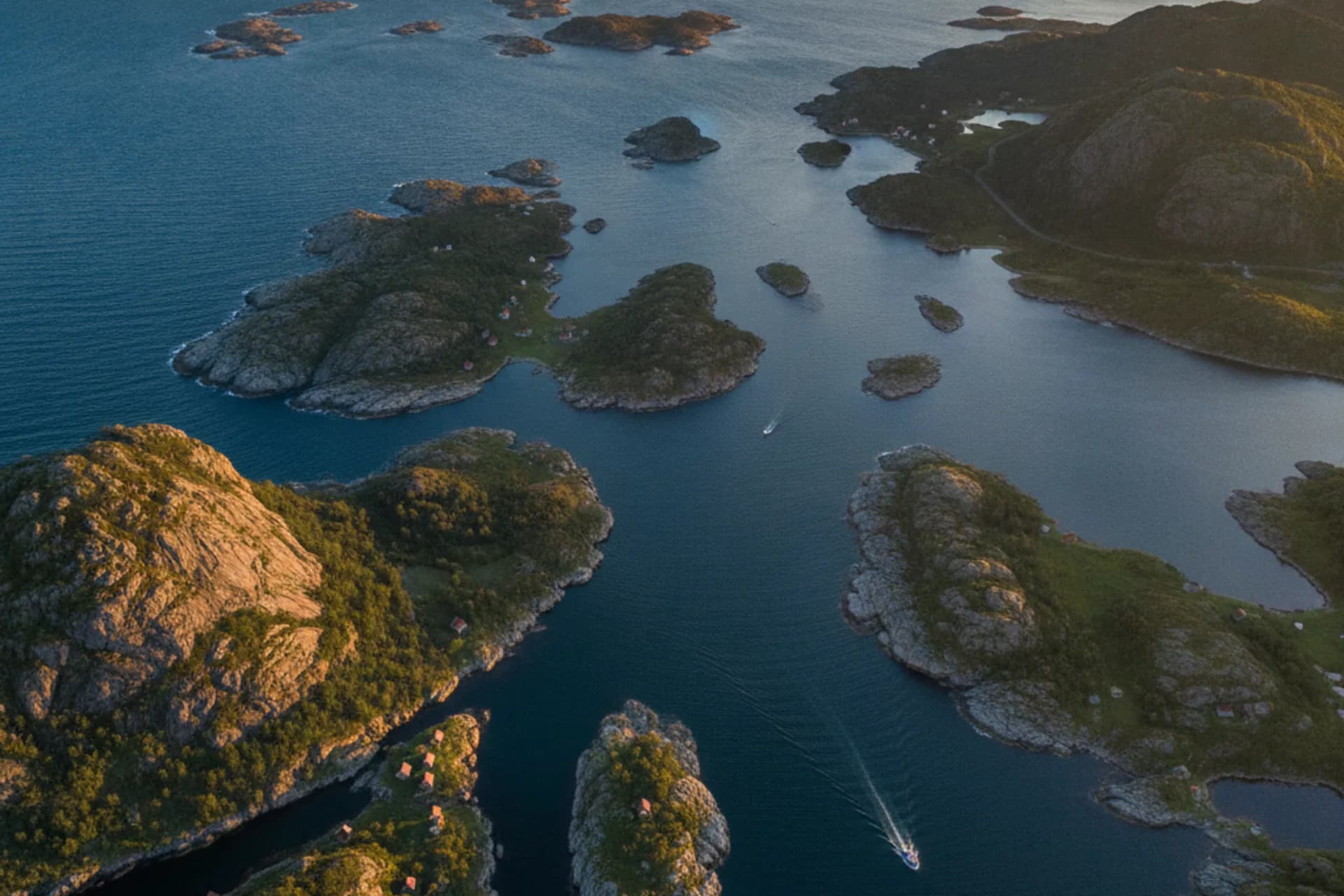 Interactive fjord map